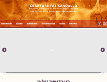 Tablet Screenshot of csaktornyaikandallo.hu